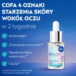NIVEA Cellular Epigenetics odmładzające serum pod oczy z Epicelline Cryo-Technologia 15 ml