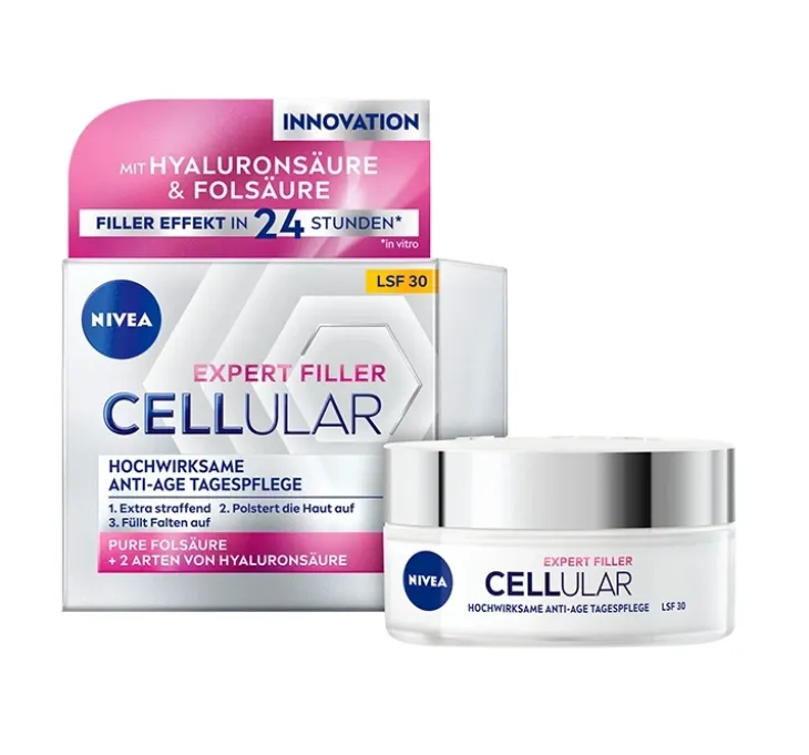 NIVEA Cellular Expert Filler krem do twarzy anti-age na dzień SPF30 50 ml