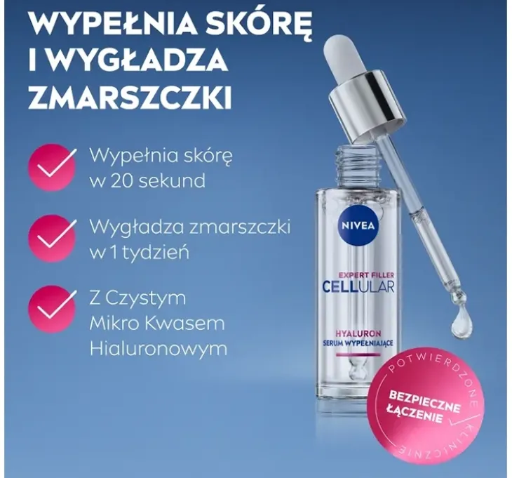 NIVEA Cellular Expert Filler hialuronowe serum wypełniające do twarzy 30 ml