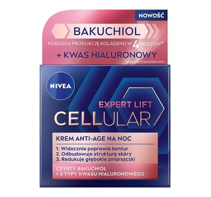 NIVEA Cellular Expert Lift krem do twarzy anti-age na noc 50 ml