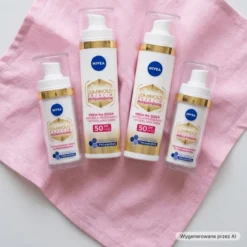 NIVEA Cellular Luminous630 2 Pack zestaw krem na dzień SPF50 40 ml + serum na przebarwienia 30 ml