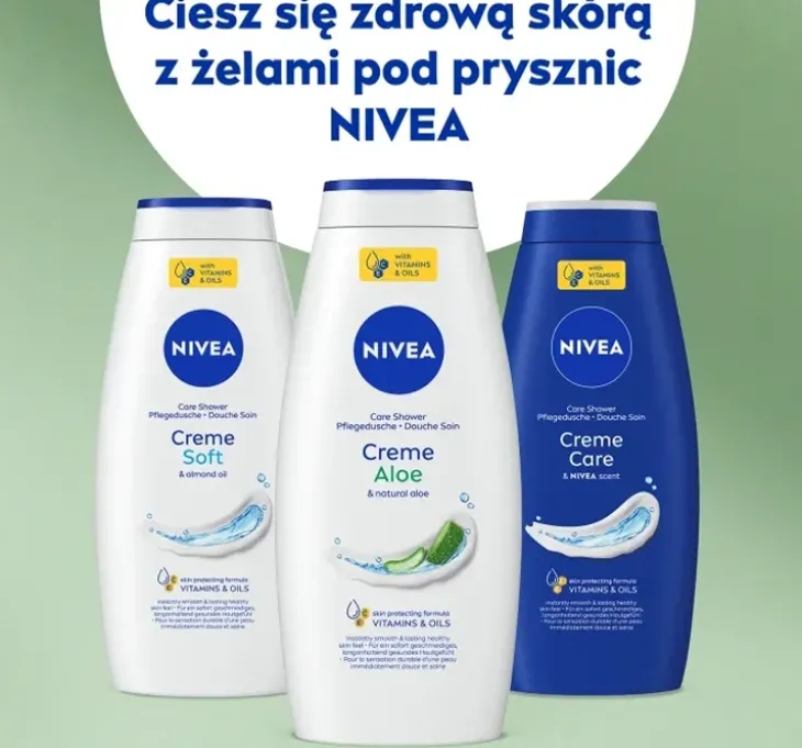 NIVEA Creme Aloe delikatny żel pod prysznic 750 ml