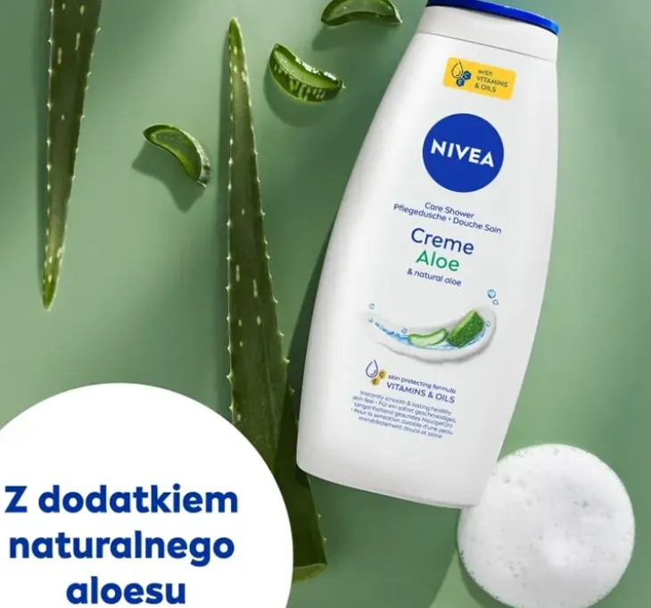 NIVEA Creme Aloe delikatny żel pod prysznic 750 ml