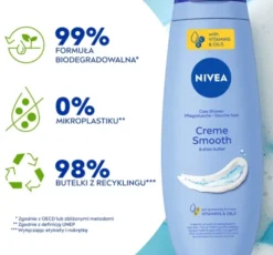 NIVEA Creme Smooth kremowy żel pod prysznic 500 ml