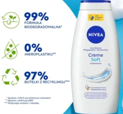 NIVEA Creme Soft pielęgnujący kremowy żel pod prysznic 500 ml