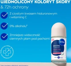 NIVEA Derma Control antyperspirant w kulce dla kobiet Natural Tone 50 ml