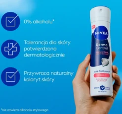 NIVEA Derma Control antyperspirant w sprayu dla kobiet Natural Tone 150 ml
