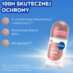 NIVEA Derma Control Clinical Ultra Dry Touch antyperspirant roll-on dla kobiet 50 ml