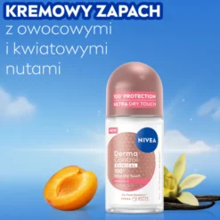 NIVEA Derma Control Clinical Ultra Dry Touch antyperspirant roll-on dla kobiet 50 ml