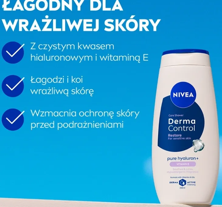 NIVEA Derma Control żel pod prysznic Restore 250 ml