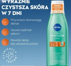 NIVEA Derma Skin Clear normalizujący tonik do twarzy 200 ml