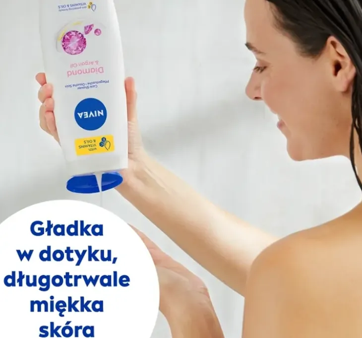 NIVEA Diamond&Argan Oil pielęgnujący żel pod prysznic 500 ml
