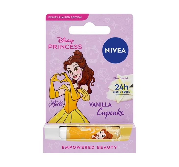 NIVEA Disney Princess pielęgnująca pomadka do ust Vanilla Cupcake 4,8 g