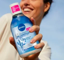 NIVEA dwufazowy regenerujący płyn micelarny do twarzy z 5% serum 400 ml