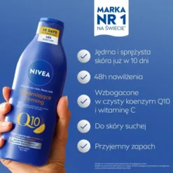 NIVEA Firming Q10 Plus ujędrniające mleczko do ciała do skóry suchej 400 ml