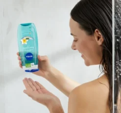 NIVEA Frangipani&Oil orzeźwiający żel pod prysznic o zapachu hawajskich kwiatów 250 ml