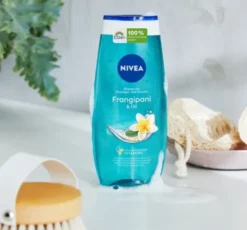 NIVEA Frangipani&Oil orzeźwiający żel pod prysznic o zapachu hawajskich kwiatów 250 ml