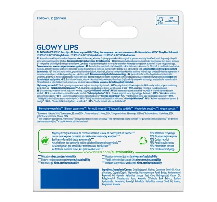 NIVEA Glow Lips balsam do ust 10 ml