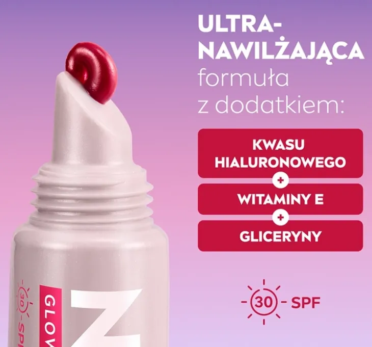 NIVEA Glow Lips balsam do ust SPF30 Berry 10 ml