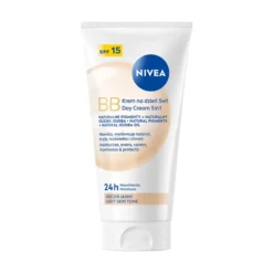NIVEA 24h Nawilżenia krem BB 5w1 na dzień SPF15 odcień jasny 50 ml