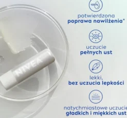 NIVEA Hyaluron Lip Moisture Plus nawilżający balsam do ust w sztyfcie 5,2 g