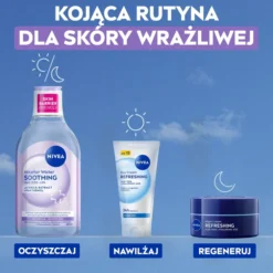 NIVEA kojący płyn micelarny do cery wrażliwej 5w1 400 ml