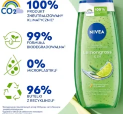 NIVEA Lemongrass&Oil żel pod prysznic 250 ml