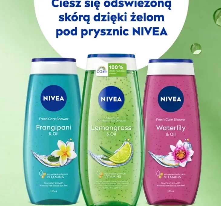 NIVEA Lemongrass&Oil żel pod prysznic 250 ml