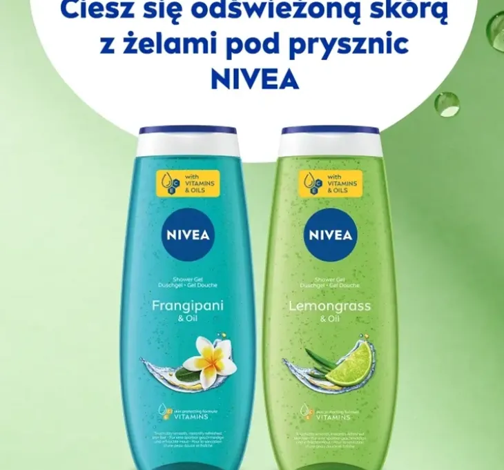 NIVEA Lemongrass&Oil żel pod prysznic 500 ml