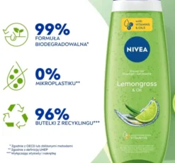 NIVEA Lemongrass&Oil żel pod prysznic 500 ml