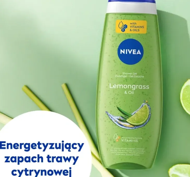 NIVEA Lemongrass&Oil żel pod prysznic 500 ml
