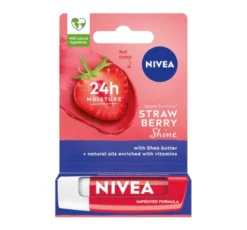 NIVEA Limited Edition pielęgnująca pomadka do ust Strawberry Shine 4,8 g