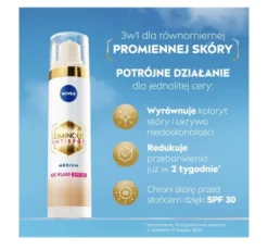NIVEA Luminous630 Antispot krem CC przeciw przebarwieniom 02 Medium 40 ml