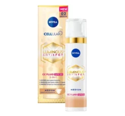 NIVEA Luminous630 Antispot krem CC przeciw przebarwieniom 02 Medium 40 ml