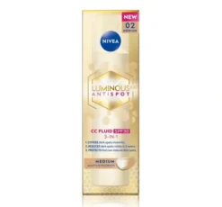 NIVEA Luminous630 Antispot krem CC przeciw przebarwieniom 02 Medium 40 ml