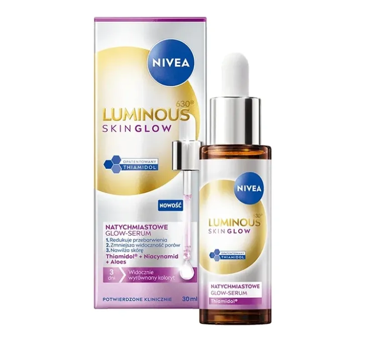 NIVEA Luminous630 natychmiastowe glow-serum na przebarwienia 30 ml