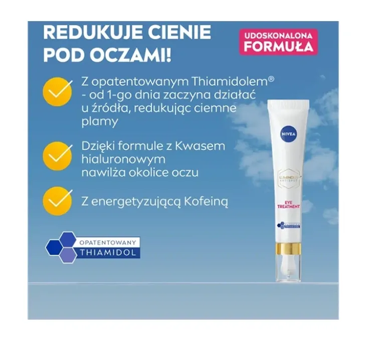 NIVEA Luminous630 Przeciw Przebarwieniom krem redukujący cienie pod oczami 15 ml