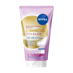NIVEA Luminous630 Skin Glow żel do mycia twarzy 2% AHA, aloes i guarana 150 ml