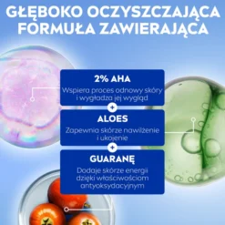 NIVEA Luminous630 Skin Glow żel do mycia twarzy 2% AHA, aloes i guarana 150 ml