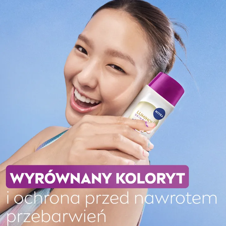 NIVEA Luminous630 Skin Glow Instant Glow Daily Fluid lekki krem koloryzujący do twarzy SPF50+ 40 ml