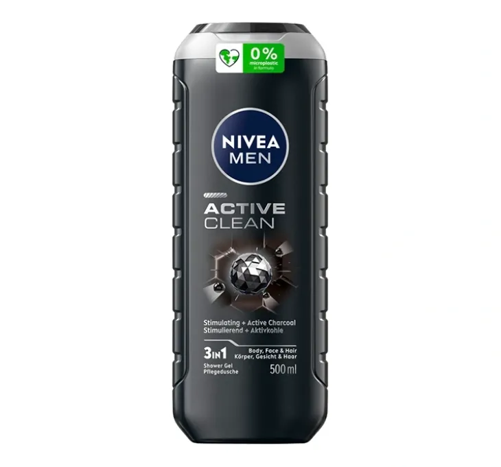 NIVEA MEN Active Clean żel pod prysznic dla mężczyzn 500 ml