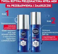 NIVEA MEN Anti-Age Power krem nawilżający do twarzy SPF30 dla mężczyzn 50 ml