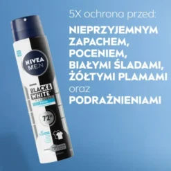 NIVEA MEN Black&White Invisible Fresh antyperspirant w sprayu dla mężczyzn 250 ml