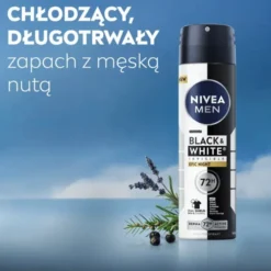 NIVEA MEN Black & White Invisible Epic Night antyperspirant w sprayu 150 ml
