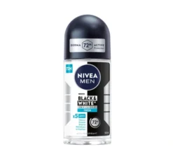 NIVEA MEN Black&White Invisible Fresh antyperspirant roll-on dla mężczyzn 50 ml