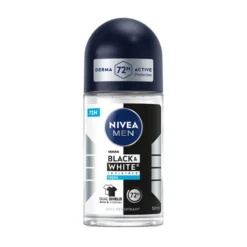 NIVEA MEN Black&White Invisible Fresh antyperspirant roll-on dla mężczyzn 50 ml