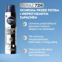 NIVEA MEN Black&White Invisible Original antyperspirant w sprayu dla mężczyzn 250 ml
