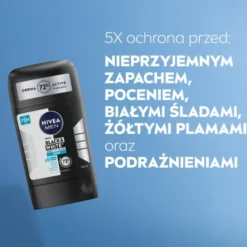 NIVEA MEN Black&White Invisible Fresh antyperspirant w sztyfcie dla mężczyzn 50 ml