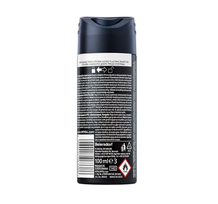 NIVEA MEN Black&White Invisible Orginal antyperspirant w sprayu dla mężczyzn 100 ml
