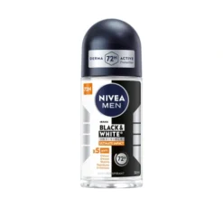 NIVEA MEN Black&White Invisible Ultimate Impact antyperspirant roll-on dla mężczyzn 50 ml